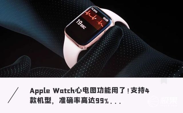 Apple Watch|苹果手表「心电图」功能解锁，支持4款机型，快来看你的能不能用