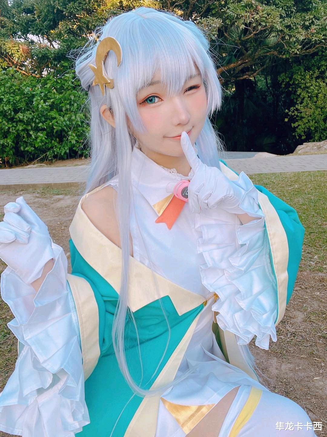 coser|转生世界最强暗杀者：不容错过的蒂亚cos照 大了三岁的白毛萝莉