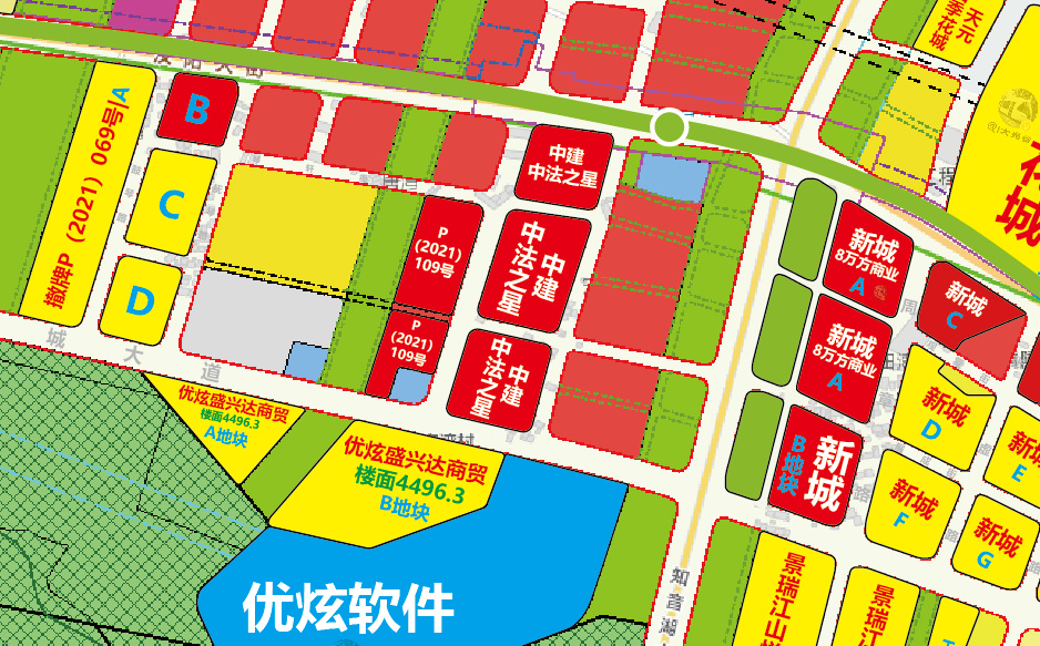 武汉|蔡甸6宗地块成交1宗撤牌，共计25.4亿