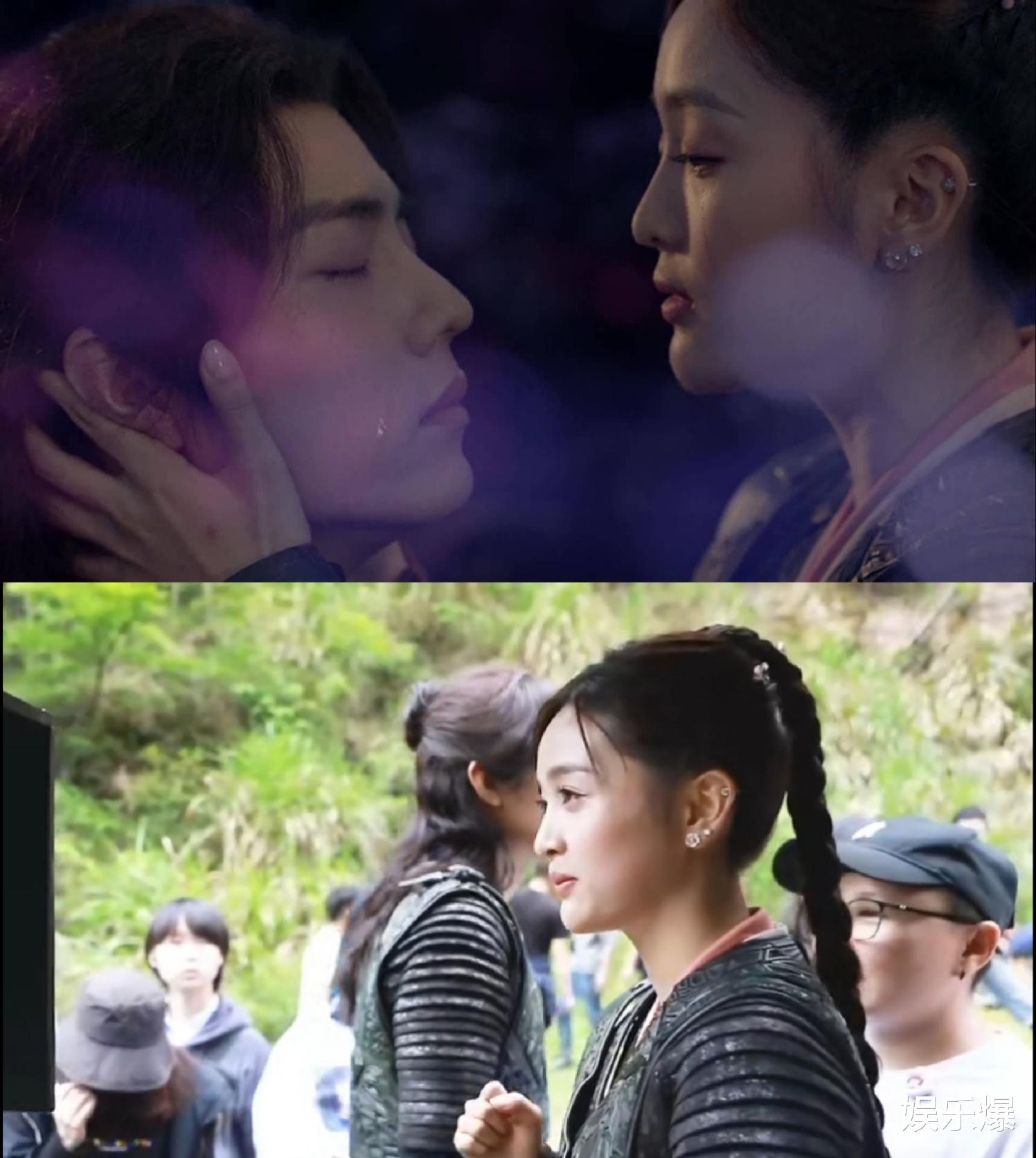 吻戏|肖战吴宣仪吻戏曝光，却被质疑是借位，吴宣仪侧脸曲线引起热议