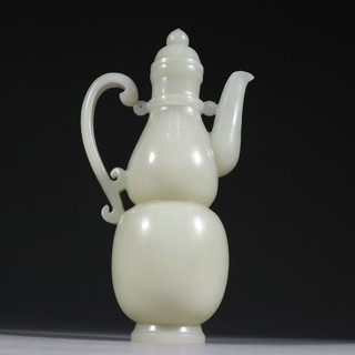 和田玉籽料|清乾隆 和田玉籽料刻诗文一套