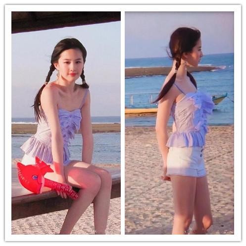 团风|19岁的刘亦菲也太有女团范了，又甜又嫩好可爱，身材颜值都超美