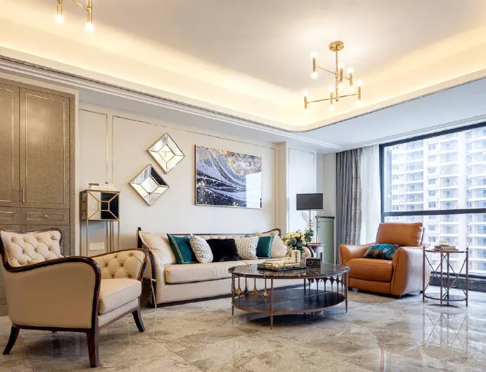 |158平简美风装修，客厅大气简约，看一眼就喜欢！