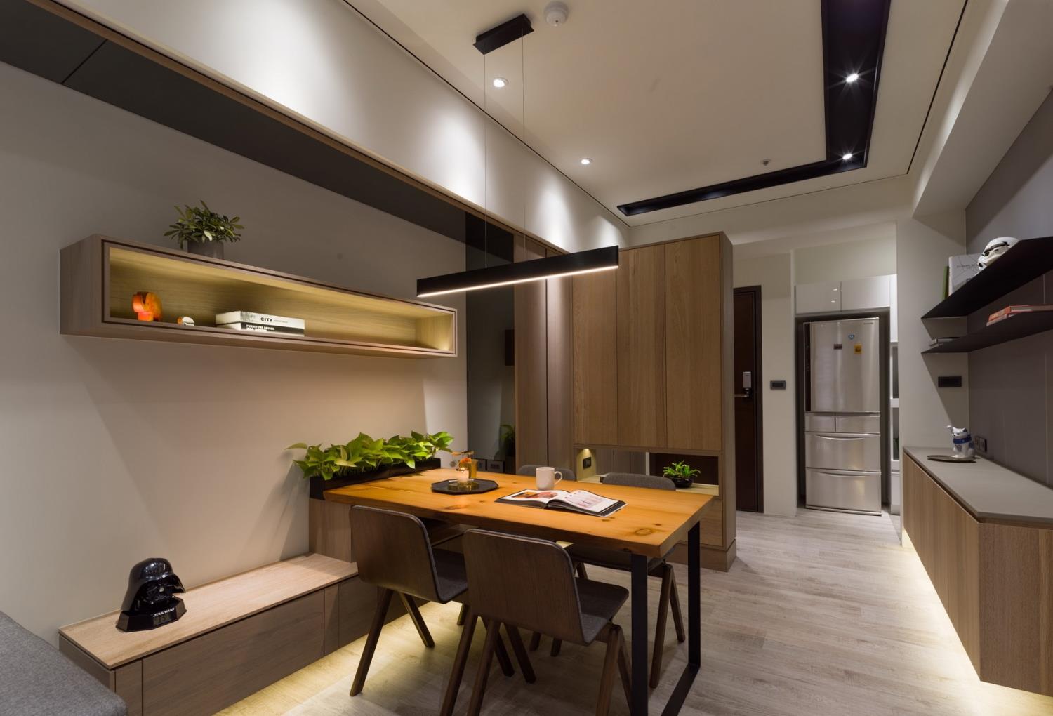 看了太多的小户型，唯这套，简约温馨还书香四溢！