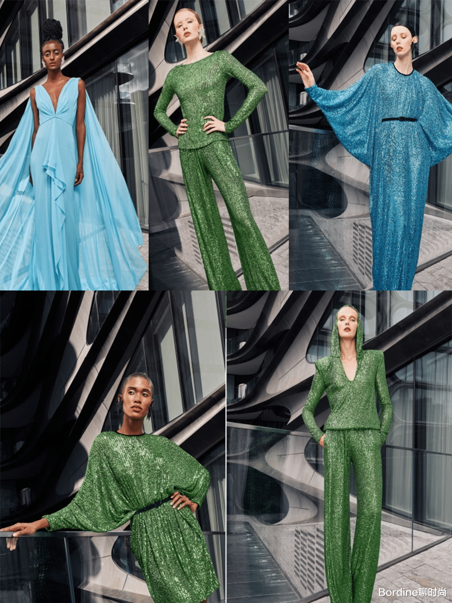 Bordine聊时尚|Naeem Khan 2021春夏，华丽精致的设计与简洁廓形的融合，还有刺绣工艺为其加分