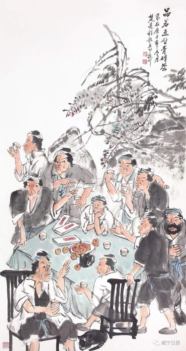 不吃小鱼的大鱼 山水咸宁线上画展！超美！