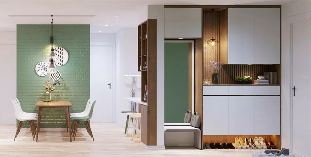 鲤鱼空间设计|门厅这样设计，好看又实用