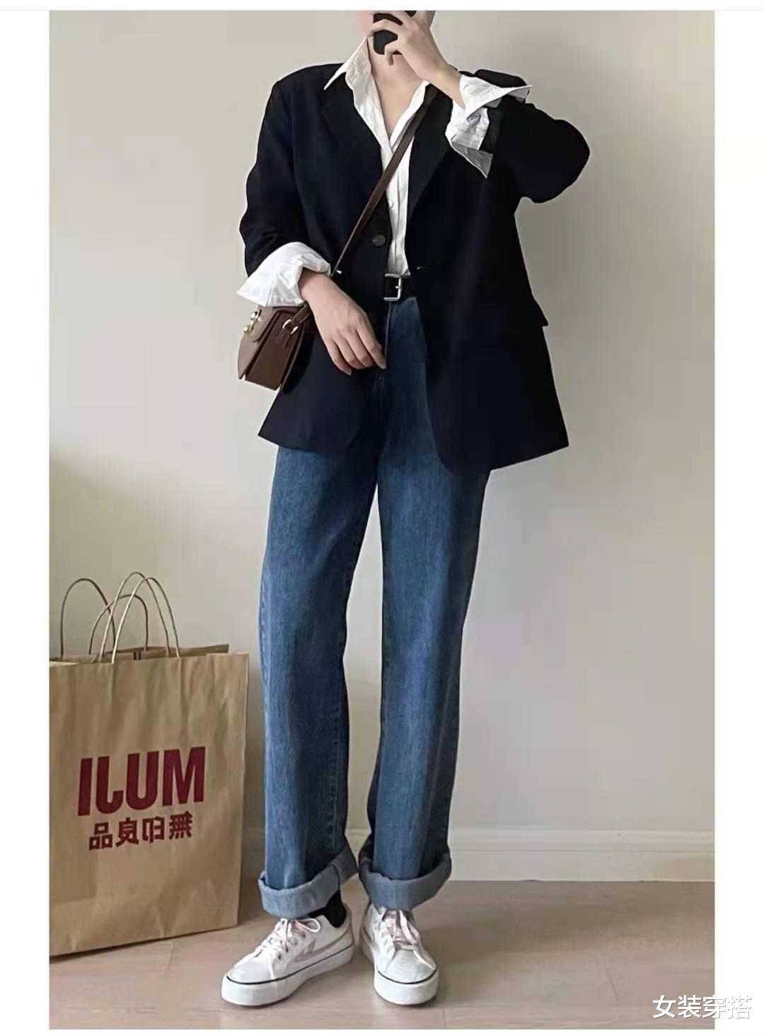 女装穿搭|初秋牛仔裤怎么搭配上衣好看