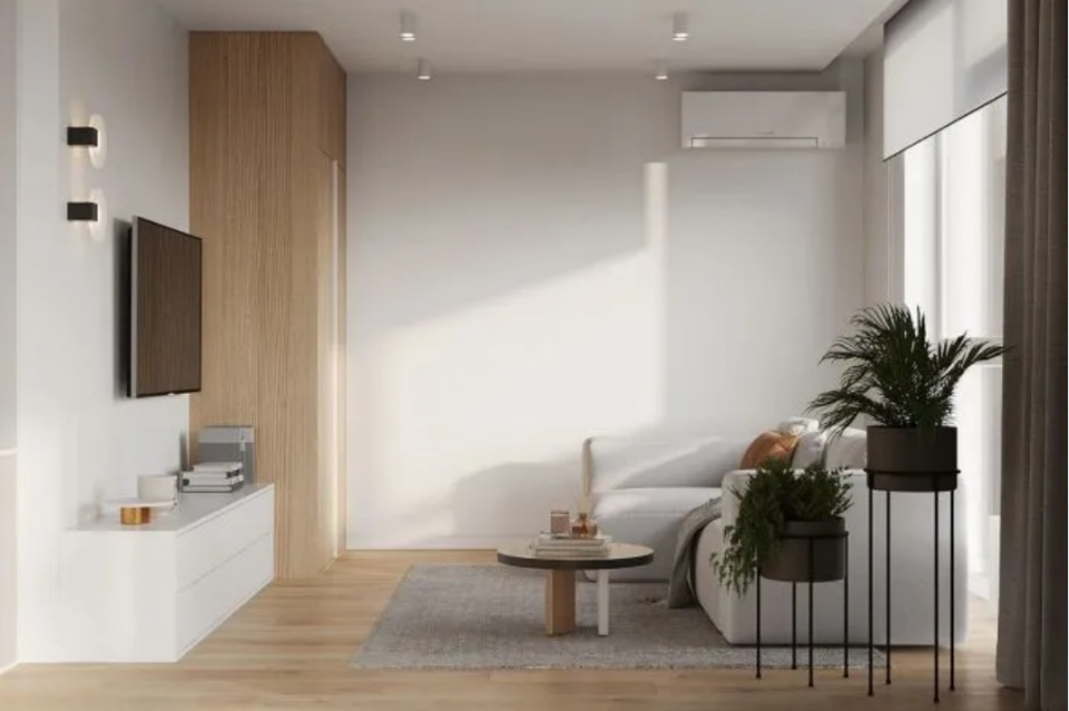 案例赏析丨原木风格一居室改造，简约素雅有温度