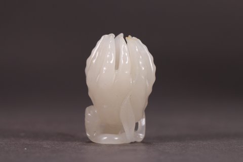 |回流 老和田玉佛手把件