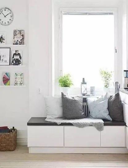 原来飘窗还可以设计成这样，后面四款飘窗设计国内家庭不常见！