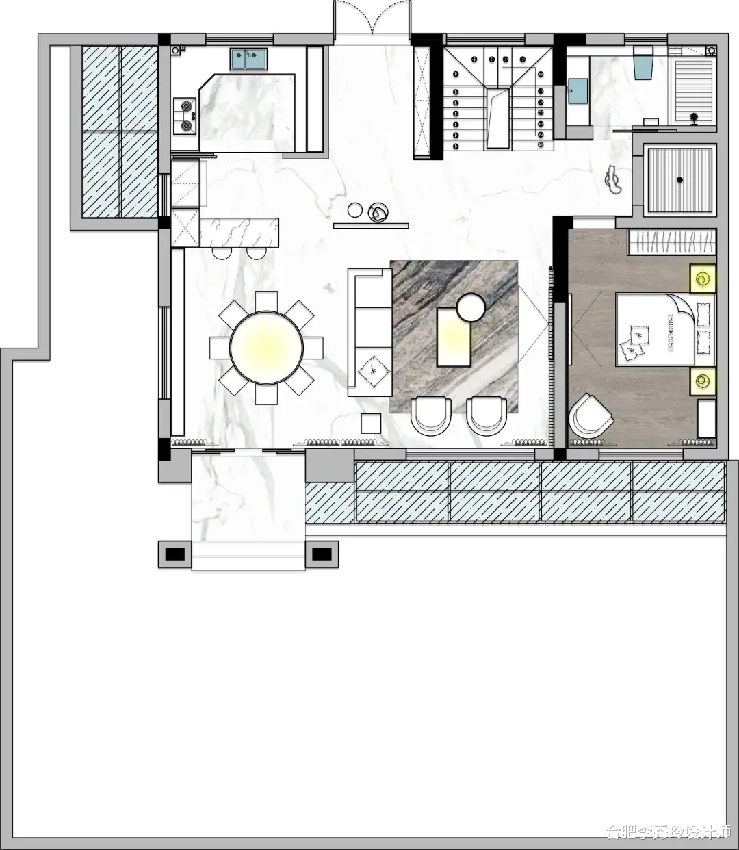 合肥李秀玲设计师|450㎡上下六层别墅，70万打造现代轻奢风，这是一个家的最高境界