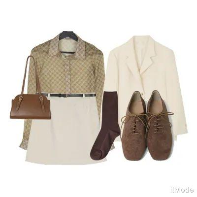 itMode|秋冬高级色通勤穿搭，好看到犯规！