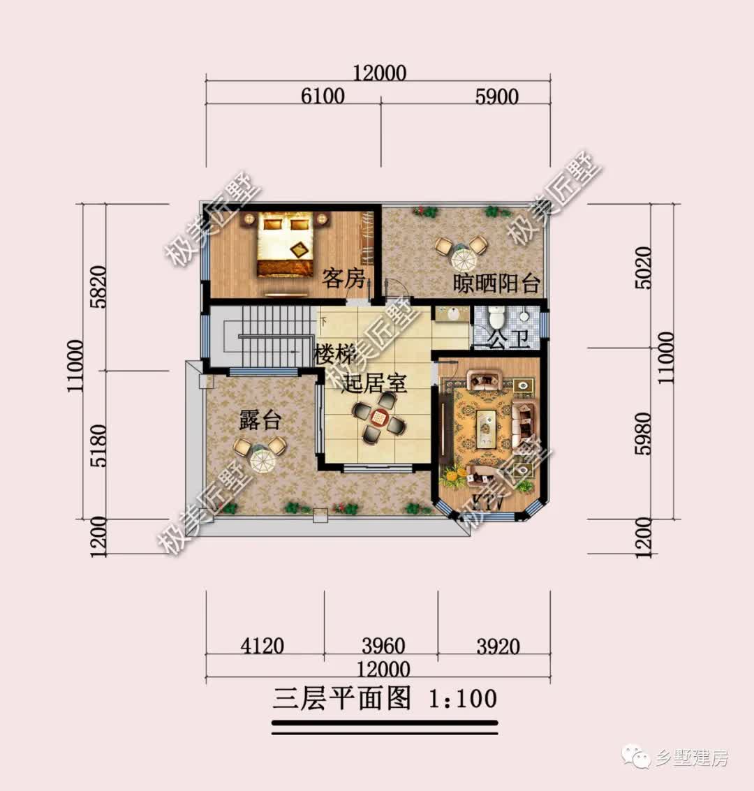 别墅|12×11米，三层别墅这么建，优雅而不过时