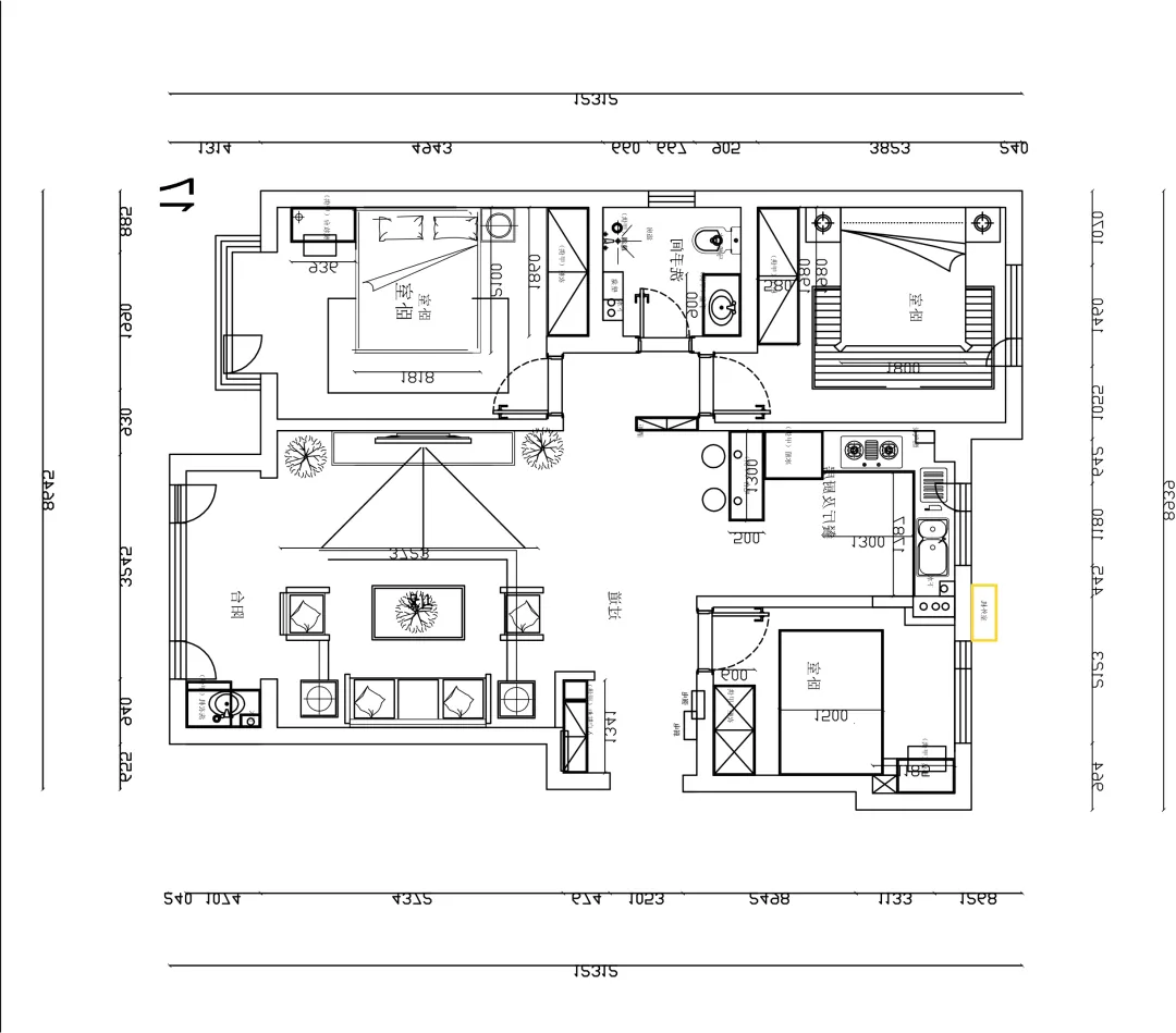|117㎡现代简约风,经典高级灰,点亮生活格调!