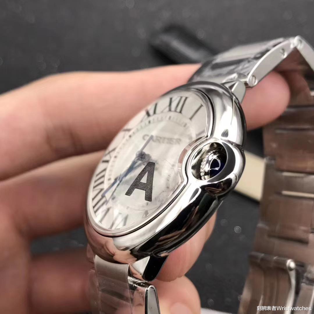 刻腕表者Wristwatches|V6厂中号蓝气球评测—V6卡地亚蓝气球36mm真假对比如何？