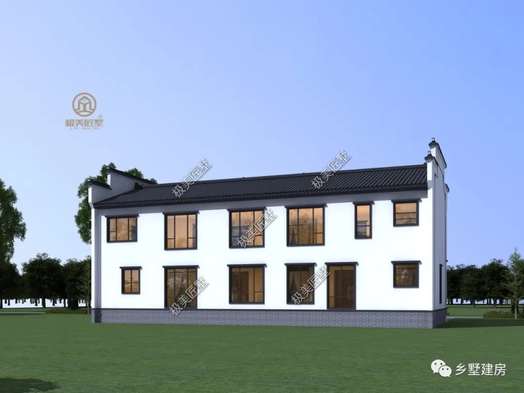 |最美中式兄弟双拼，让你的家成为全村最靓丽的风景