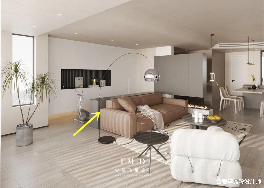 总结百套房装修经验,挑出N种沙发不靠墙的装法,拿去参考借鉴吧