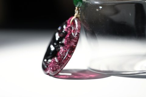 碧玺|清代双色碧玺双獾