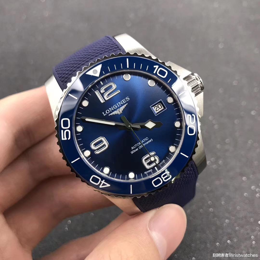 刻腕表者Wristwatches|ZF厂浪琴康卡斯解析—ZF康卡斯蓝盘胶带款的细节工艺怎么样？