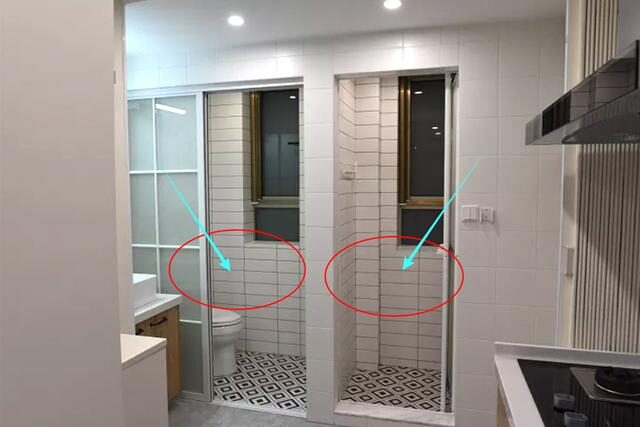 老公不听劝非要给厕所装“两个门”,完工后发现还挺实用,晒晒