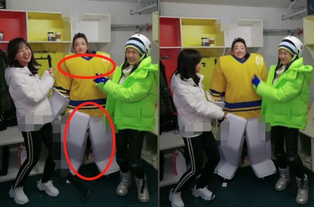 王冰冰|31岁王冰冰和月亮姐姐跳舞！扭腰跨臀一脸笑容，穿紧身裤双腿纤细