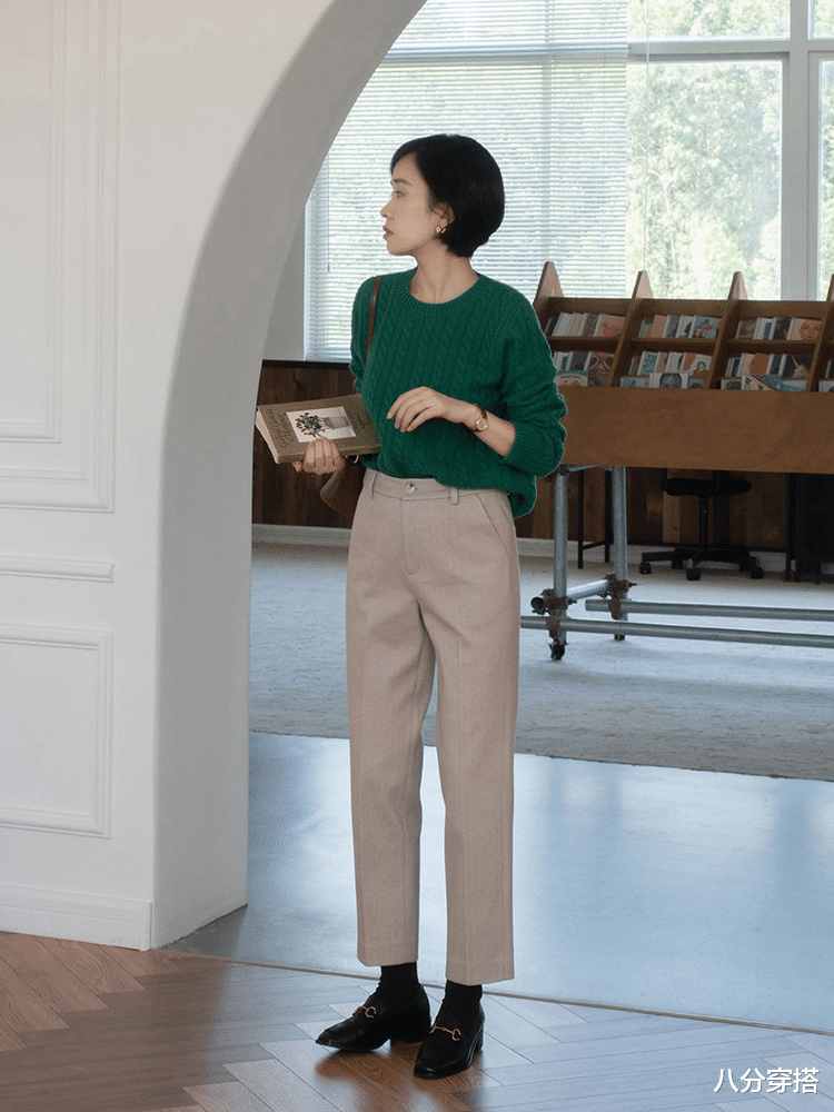 八分穿搭 针织衫怎么穿出新意？从选款和搭配入手，让你从路人变女神