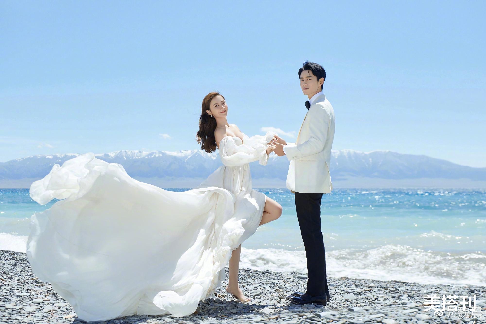 魏晨|魏晨罕见秀恩爱，七夕晒和妻子的婚纱大片，网友：两人真有夫妻相