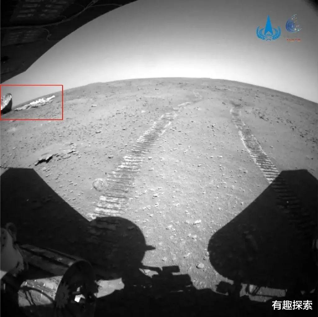 火星车 比美国毅力号还快？我国火星车向南行驶1064米，沿途看到了什么？