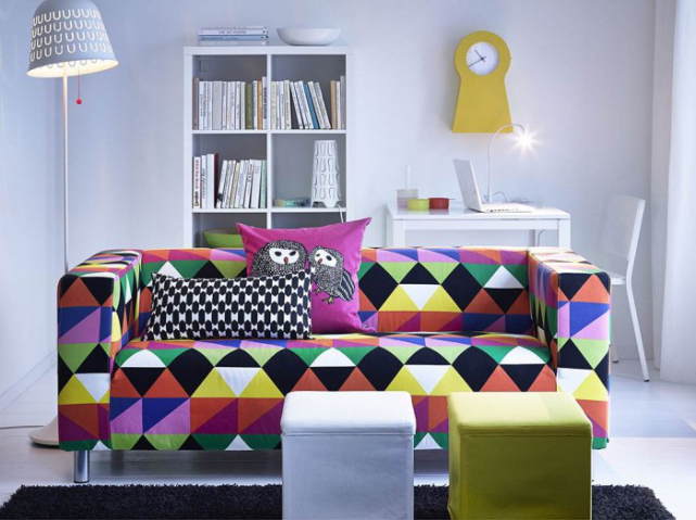 |晒晒表姐的40㎡单身公寓，客厅沙发美爆了，同事纷纷效仿