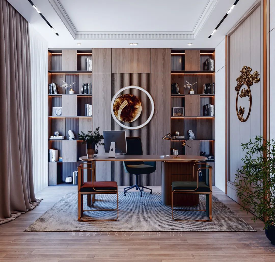 |董事长办公室怎么装修才好看？13套精美装修设计方案送你