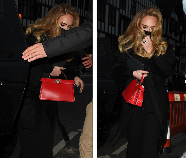 阿黛尔|阿黛尔和黑人男友甜蜜出街！她穿豹纹大衣女王范儿，瘦90斤太厉害