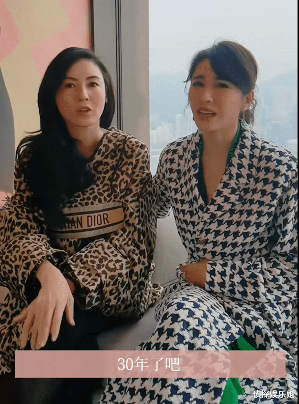 黎姿|黎姿与张柏芝同框，两大美人互相欣赏，相差9岁颜值气质不相上下