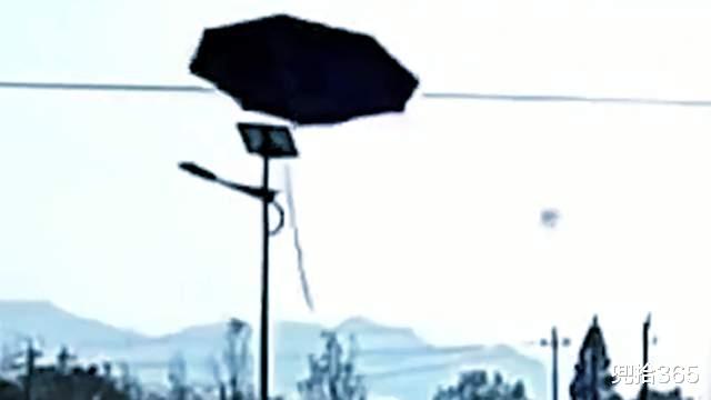 浙江一男子野外钓鱼遇怪事，遮阳伞自己飞了起来，网友：自然现象