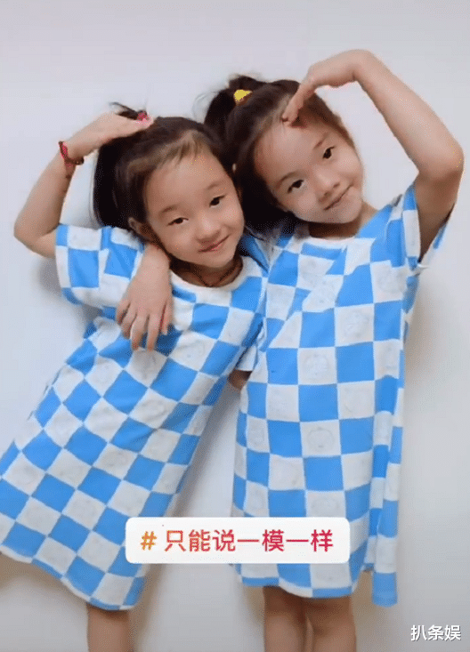 杨威|杨威晒4岁双胞胎女儿，感慨基因太强大，欢欢连眉毛都跟爸爸一样