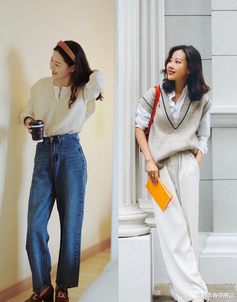 墨羽青春穿搭记 毛衣怎么穿不臃肿显老气?时髦女人都在“叠穿”,精致大方很显瘦