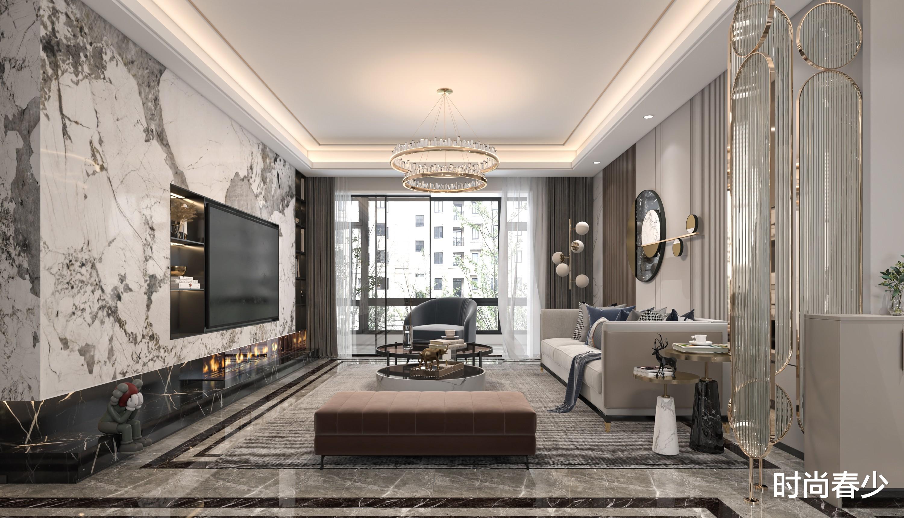 200㎡现代主义大平层，喧嚣都市中的个性栖居