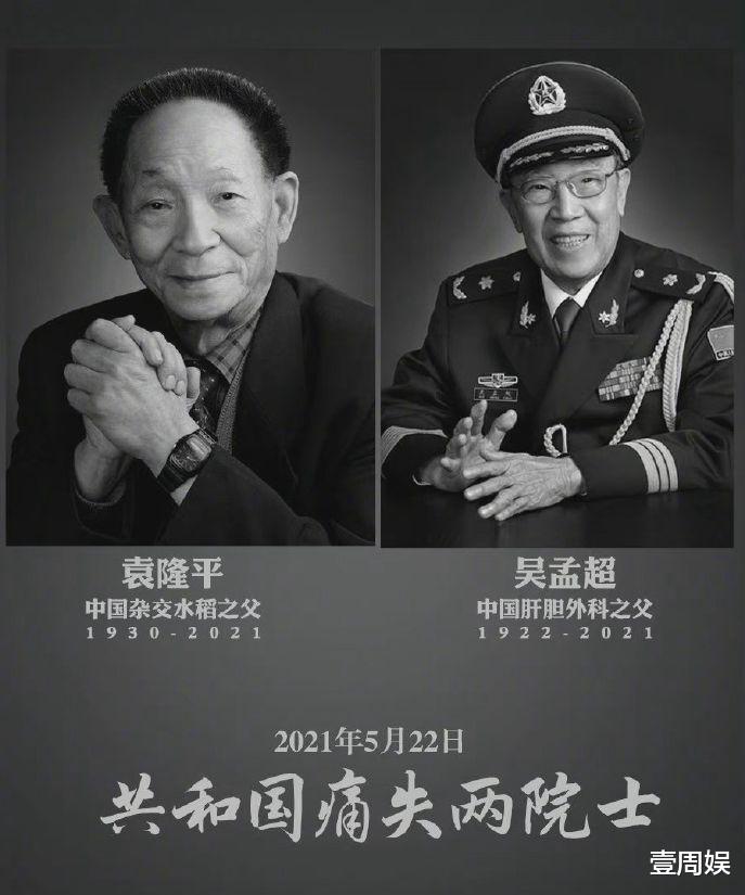 四大天王|众明星悼念袁隆平！杨紫赵丽颖发文送别，虞书欣发新歌引热议!