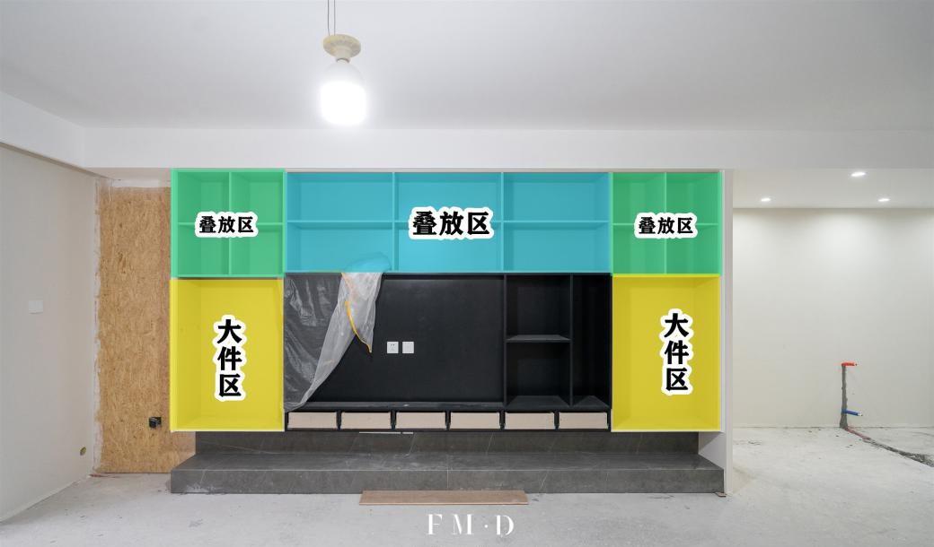 老年小妙招|别抱怨了，说收纳不够的你算电视墙了吗？一圈回型柜就能消除遗憾