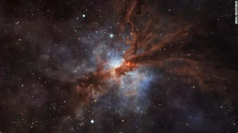 科学家在120亿光年外的星系中首次发现我们牙齿中的元素