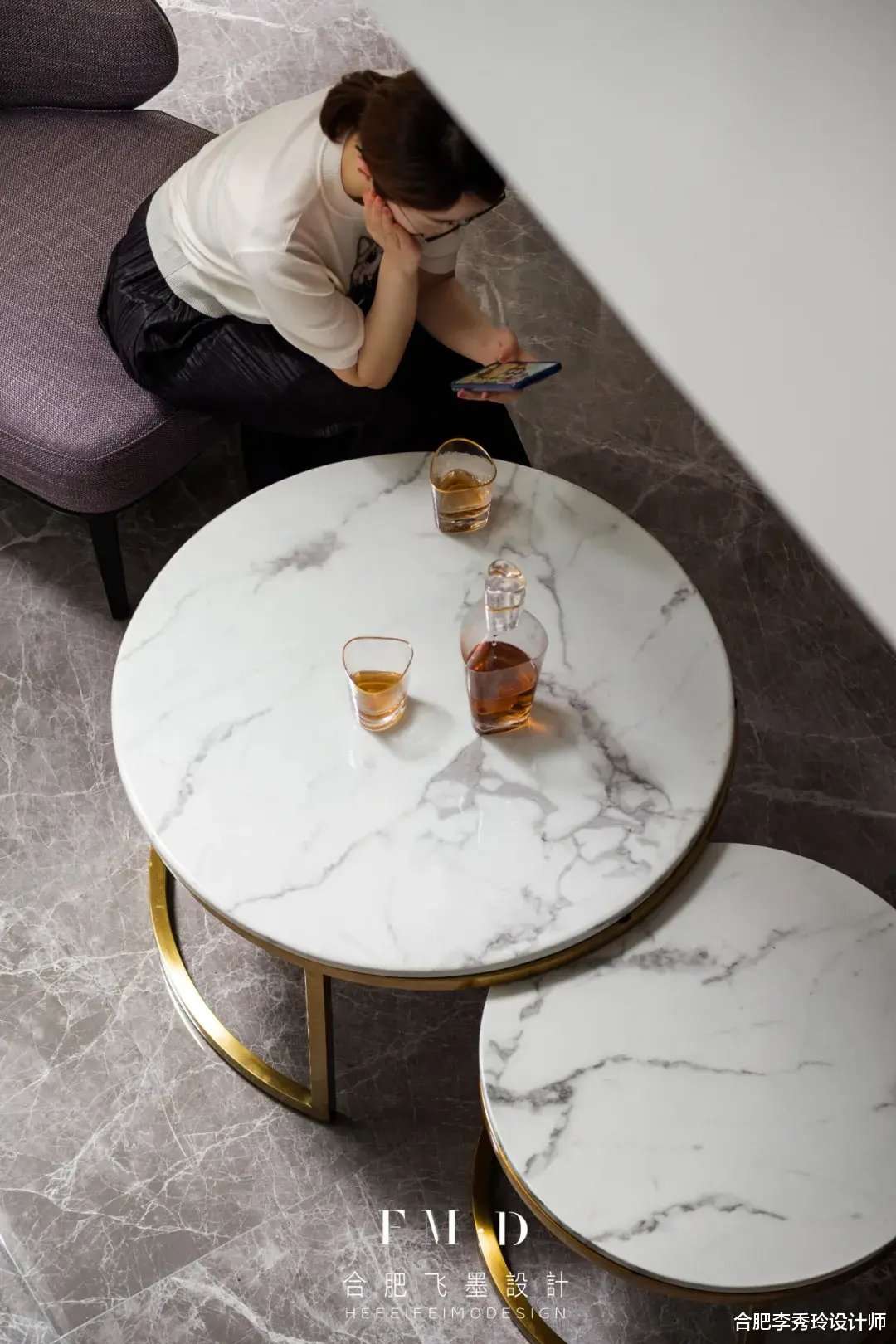 合肥李秀玲设计师|450㎡上下六层别墅，70万打造现代轻奢风，这是一个家的最高境界