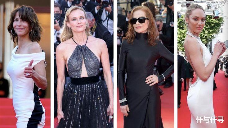 仟与仟寻|戛纳影展红毯点评：老戏骨霸场，白发做配饰搭礼服，越老越有味道