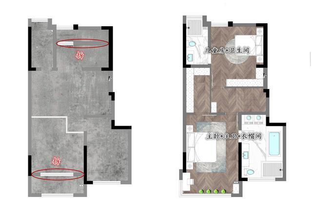 阳光房|255㎡三层底复式硬装现场，地下室封成阳光房，平层价格装出别墅范