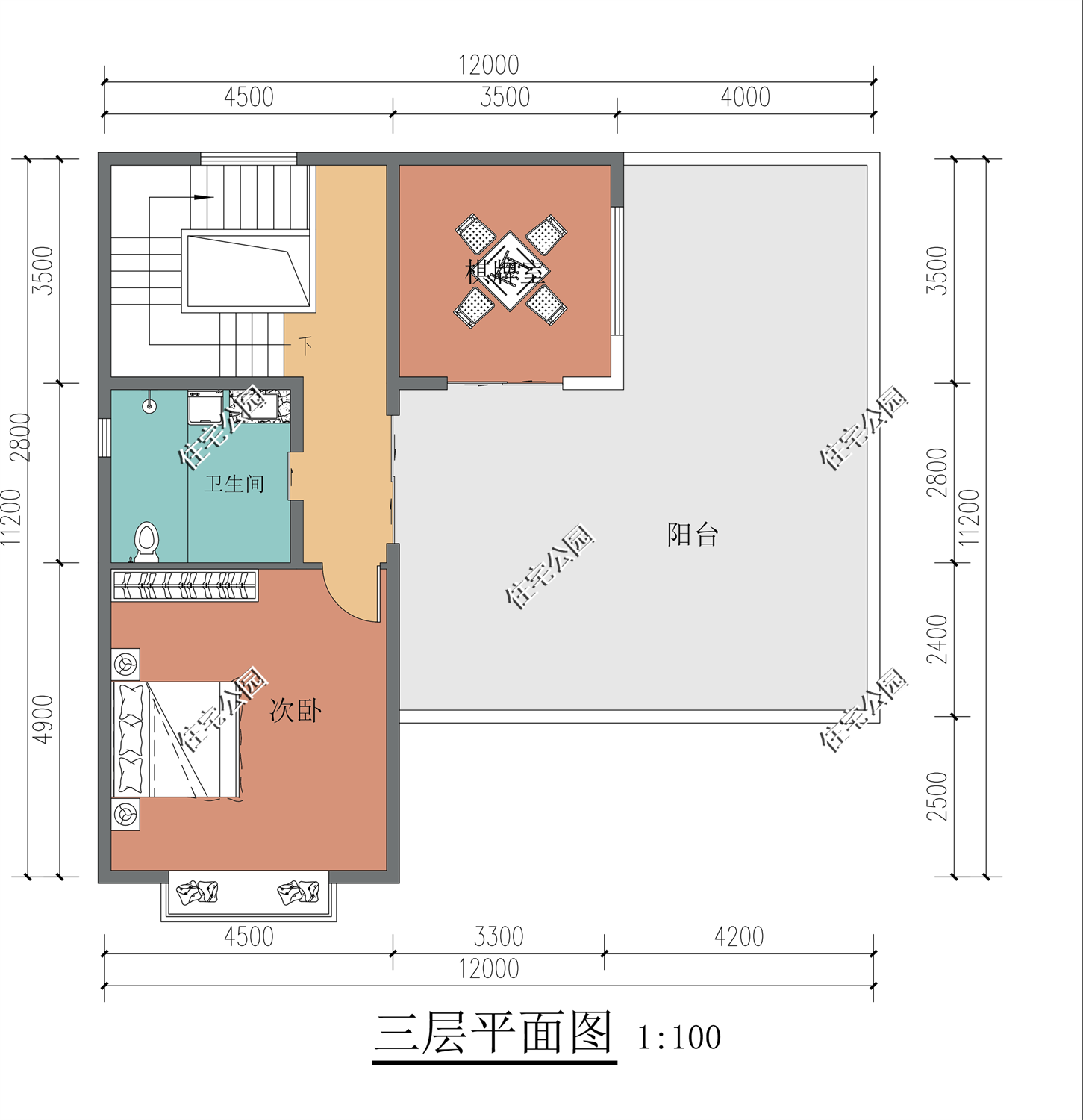|备受农村人喜欢的现代别墅,挑空客厅配大露台,38万的造价就能盖