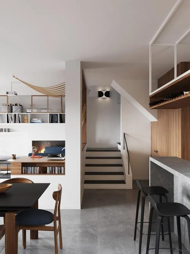 |112平极简复式混搭风，全屋设计超有质感！