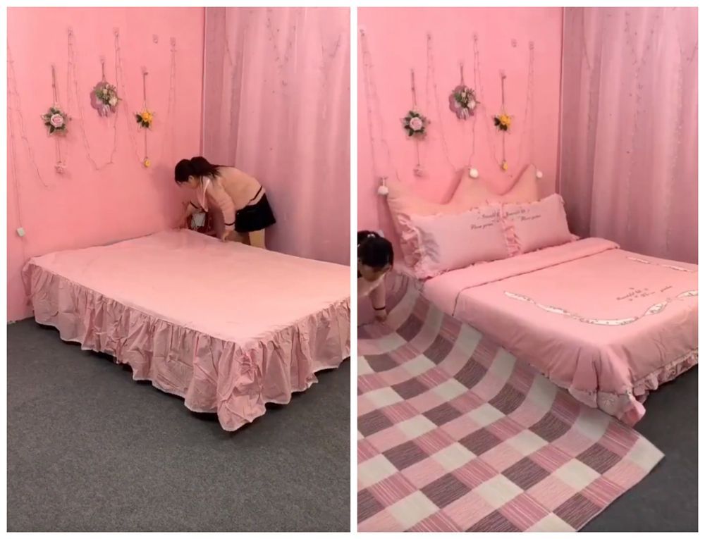 姑娘穷装废弃小屋，亲自动手，超低预算将破败卧室变成“公主风”