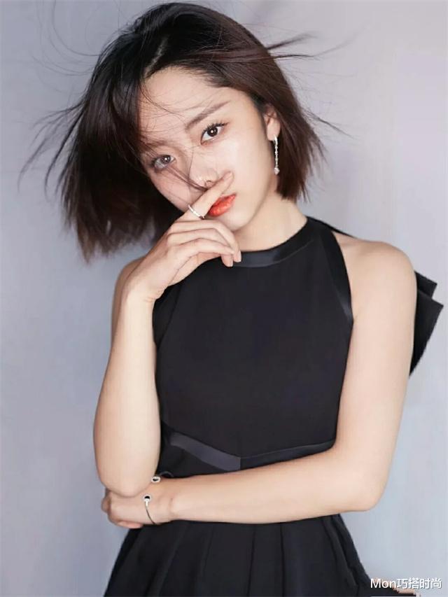短发 圆脸比瓜子脸好看的4个特征，中2个以上，不管剪短发还烫卷都上镜