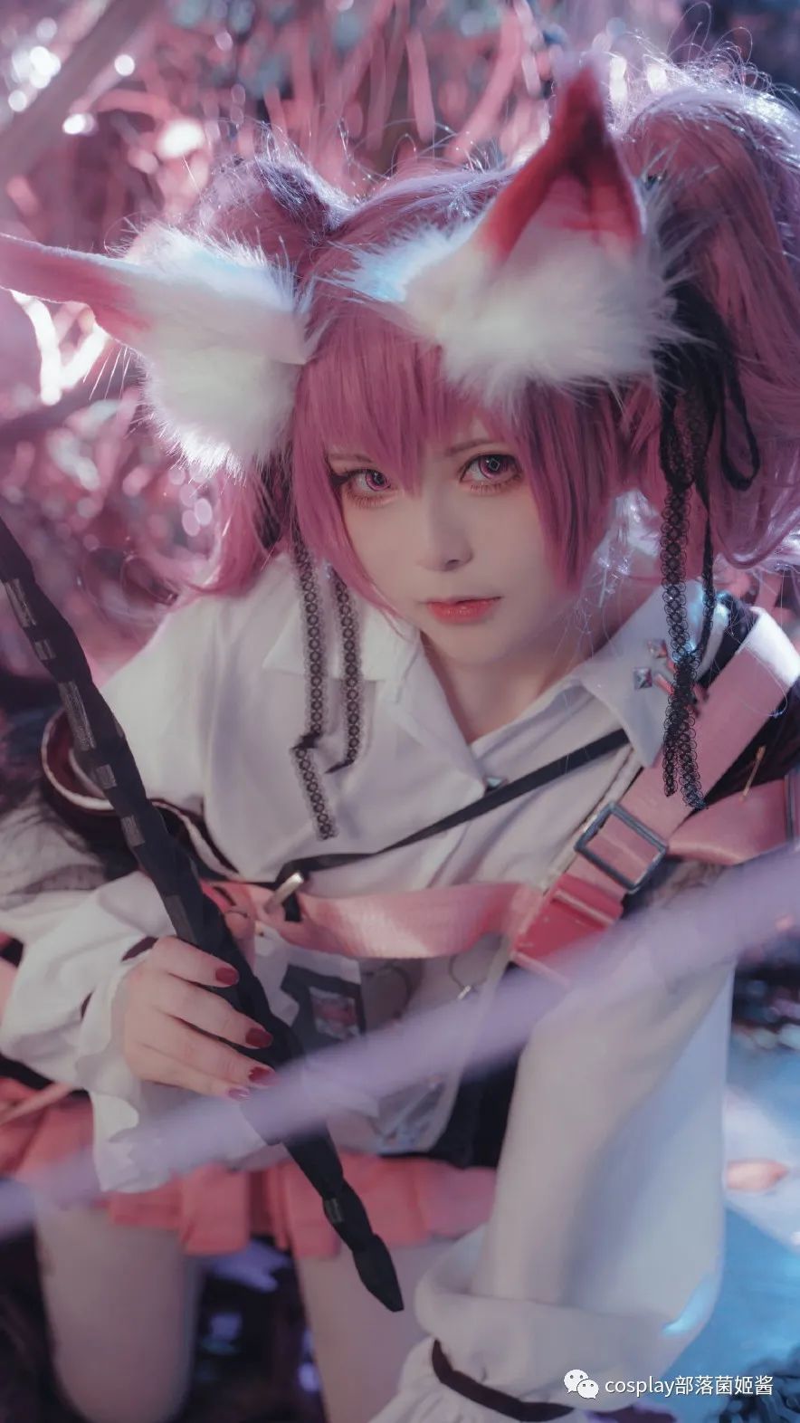 |cos：明日方舟巫恋cos正片@百合欧皇子