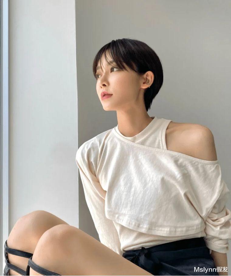 Mslynn假发|连女生都拒绝不了的酷帅短发，又美又飒真是绝了！