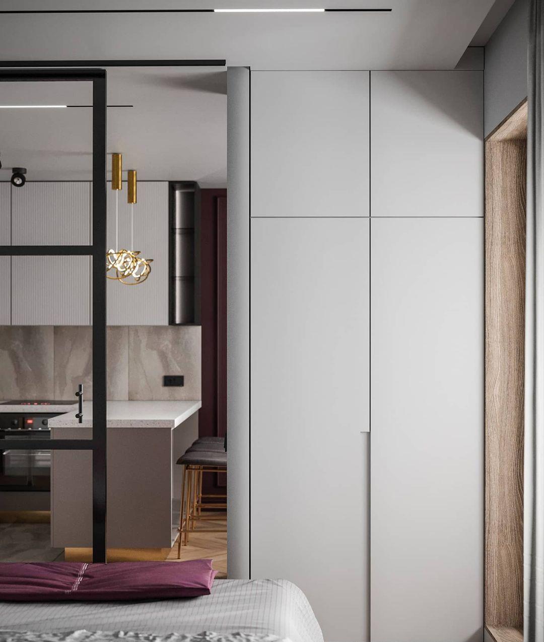 |35岁单身小姐姐独居46㎡公寓，室内高雅精致功能充足，看着就羡慕